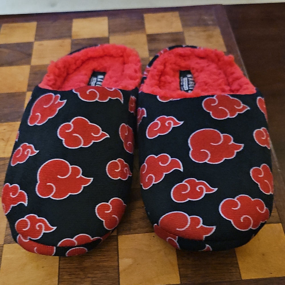 Cozy Red and Black Women's Slippers